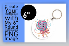 Bright Round Design for Keychains , Cute Christmas Product Image 1