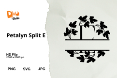 Petalyn Split Monogram Product Image 1