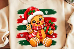 Gingerbread Christmas PNG, Cute Gingerbread PNG, Christmas Product Image 2