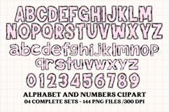 Easter Day Alphabet png clipart, easter day letters doodle Product Image 5