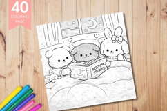 Comfy, Cozy, and Cute Coloring Pages, Product Image 8