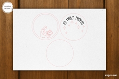 Nativity Scene Door Sign Laser Cut | Door Hanger | SVG Product Image 2