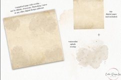 Vintage Watercolor Splashes Clipart Overlay Product Image 5