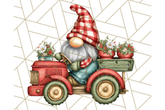 Farmer Gnome Clipart, Cute Farm Gnomes PNG Illustrations Product Image 5