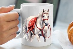 Christmas Horses Clipart, Christmas Horses Clipart Product Image 5