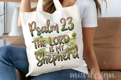 Psalm 23 The Lord Is My Shepherd PNG, Christian Sublimation Product Image 4