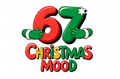 Funny Christmas Six Seven 67 Png Bundle 6 7 67 Christmas Product Image 4