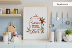 Christmas Cookie SVG, Christmas Kitchen SVG, Baking Cut File Product Image 5