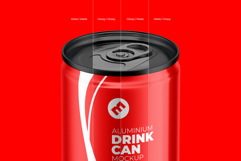 Slim 150ml Aluminium Can Mockup Product Image 5