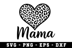 Love Mama Svg |Mother Day SVG Cut file Product Image 1