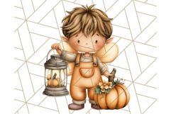 Fall Fairy Clipart PNG, Autumn Fairy People With Wings Product Image 5