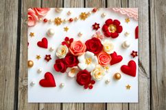 Love Hearts | 4 Skinny tumbler sublimation designs P Product Image 5