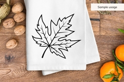 Maple Autumn Leaf Illustration SVG Product Image 5