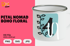 Petal Nomad Boho Floral Monogram Product Image 1
