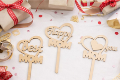 Happy womens day cake topper digital file laser cut cricut d Product Image 5