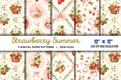 Strawberry Summer Patterns JPG Product Image 1