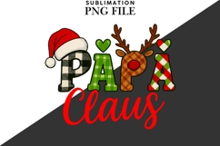 Papa Claus png design for T-shirts Product Image 2