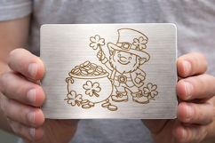 St. Patrick’s leprechaun laser cut engraving digital downloa Product Image 5