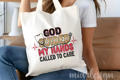 God Guided My Hands PNG, Nurse Stethoscope Sublimation Product Image 4