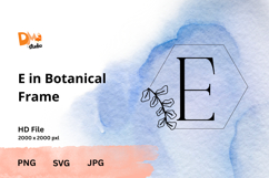 Botanical Frame Monogram Product Image 1