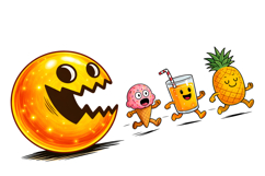 Funny Summer Ghosts PNG, Summer Vibes PNG, Funny Summer PNG Product Image 4