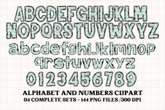 Baby Boy Alphabet PNG Clip Art, baby boy letters doodle Product Image 5
