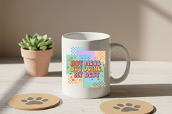 Hot Mess But Doing My Best PNG, Retro Pastel Quote Clipart Product Image 4