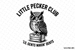 Little Pecker Club Svg | Quotes Svg | Svg Cut Files Product Image 1