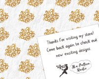 Teal and Gold Seamless Pattern, File for Fabric, Vinyl Print Product Image 9