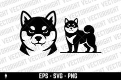 Illustration of a husky dog isolated on white background. Product Image 5