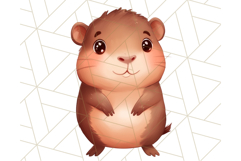 Cute Animal Clipart, Adorable Animal PNG Product Image 5
