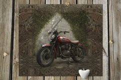 Post-apocalypse Motorcycle | Skinny tumbler sublimation, JPG Product Image 5