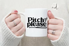 Pitch Please SVG DXF PNG JPG | Baseball Svg Product Image 4