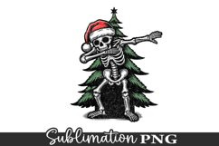 Christmas Skeleton Sublimation - High Quality 300 Dpi Product Image 1