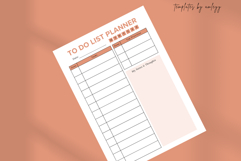 Minimal To Do List Planner Template | Daily productivity pdf Product Image 5