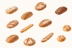 Let’s Make a Bread Watercolor Baking Clipart | Bread Making Product Image 5