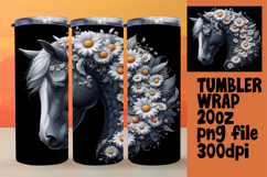 Creative 20oz Tumbler Template , Horse Product Image 1