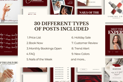 Nail Tech Social Media Templates Bundle Product Image 4