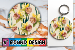 Joyful Circle Designs for Parties, Flower Pattern Product Image 1
