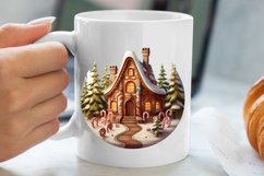 Watercolor Santa Claus Sublimation Clipart, Santa PNG Product Image 5