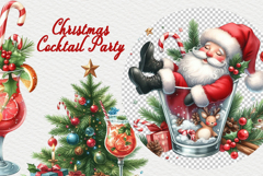 Christmas Cocktail Party watercolor Product Image 5