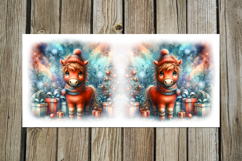 Christmas horse | 4 vintage Sublimation Mug design PLUS Product Image 5