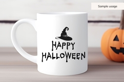 Happy Halloween with Witch Hat SVG Product Image 5