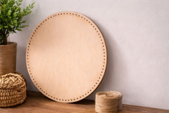 Big round basket base 23 inch digital file. Laser cut bottom Product Image 5