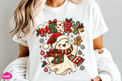 Funny Christmas PNG, Christmas Sublimation, Christmas Ghost Product Image 5