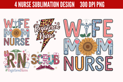 Nurse Sublimation PNG PNG Product Image 1