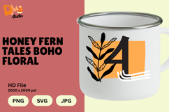 Honey Fern Tales Boho Floral Monogram Product Image 1