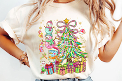 Colorful Christmas Tree Sublimation, Christmas Png Product Image 12