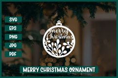 Christmas Ornament SVG,Christmas Paper cut SVG Product Image 1