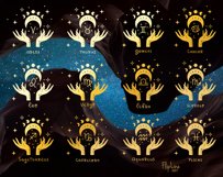 Zodiac signs SVG &amp; PNG clipart, Astrology svg, Horoscope svg Product Image 6